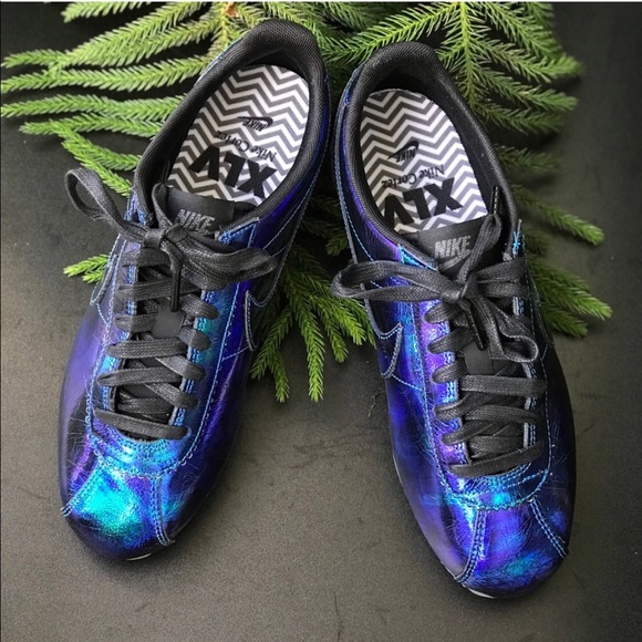 NWT Nike Classic Cortez Leather Mica Blue WMNS - Picture 2 of 7